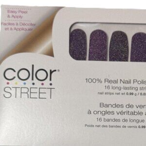 Color Street Nail Polish Strips - Night Terror - Glitter